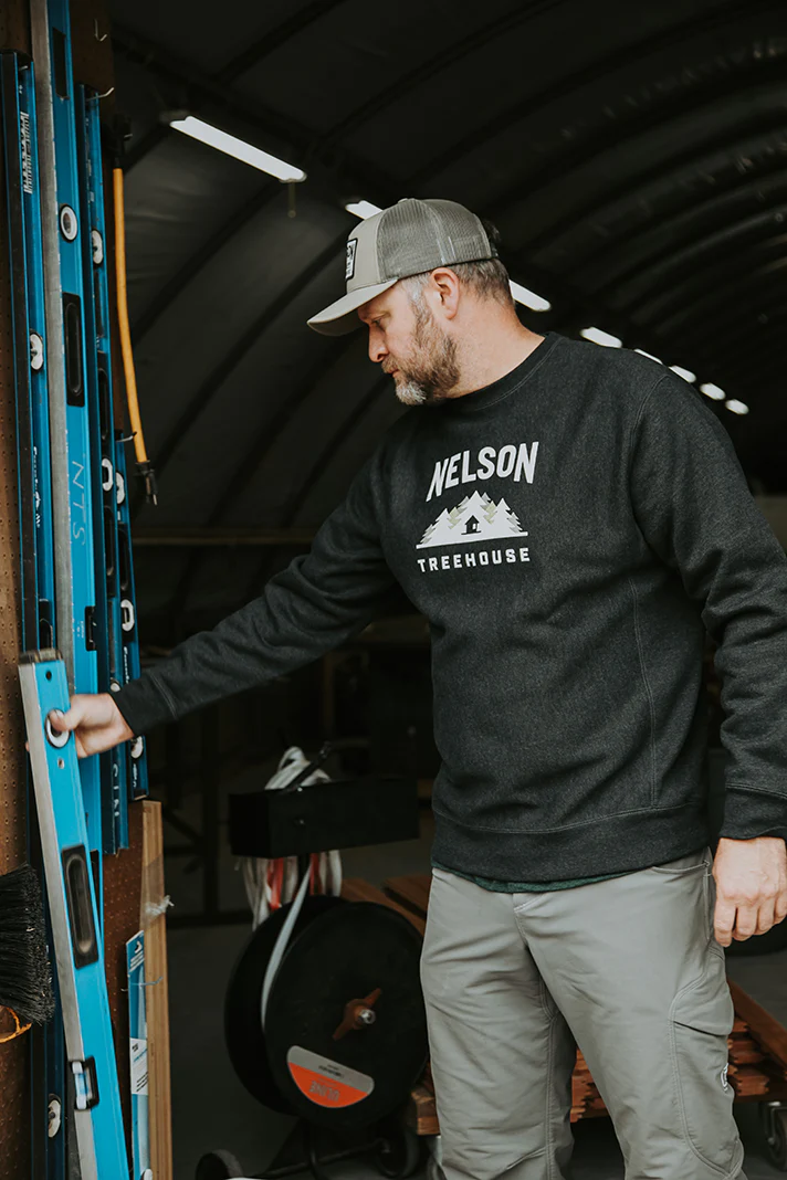 Classic Crew Neck Sweatshirt - Black - Image 4