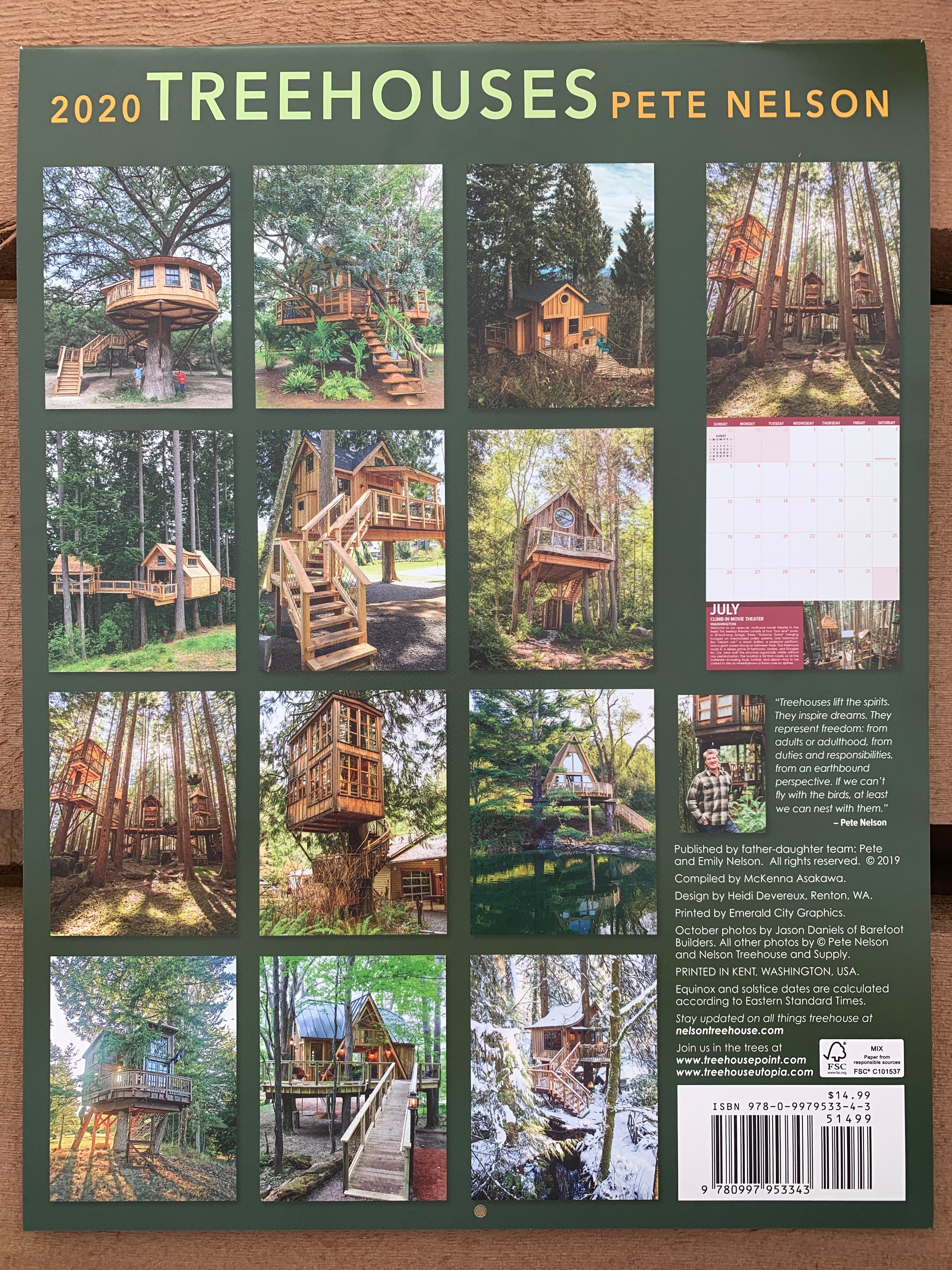 Pete Nelson's 2020 Treehouse Calendar - Image 4