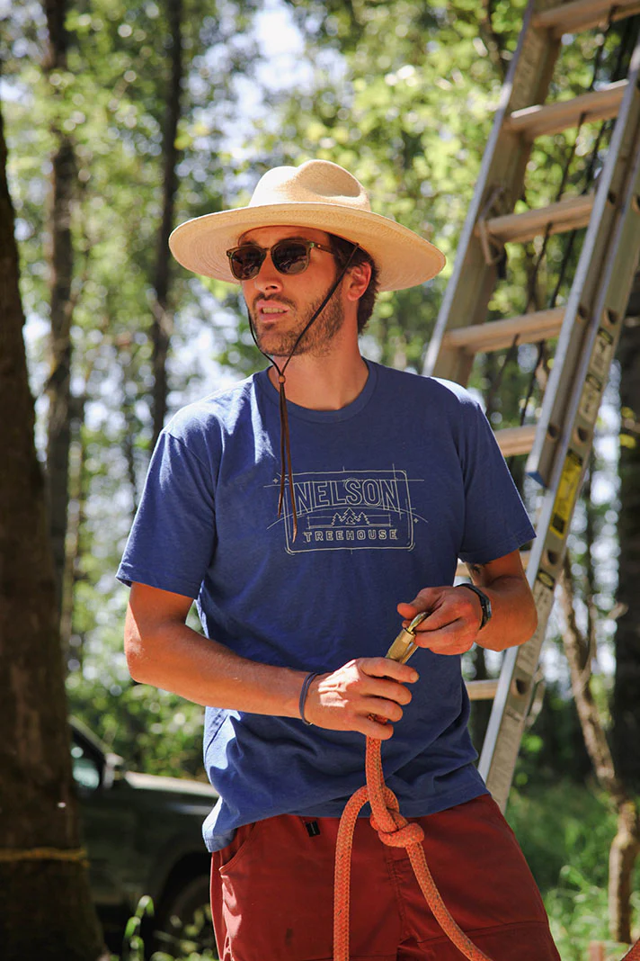 Nelson Treehouse Blueprint T-Shirt - Image 3