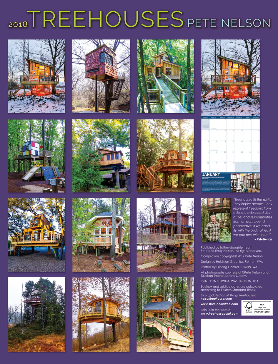 Pete Nelson's 2018 Treehouse Calendar - Image 7
